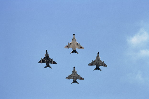 F-4EJ CTS基地祭 1982年 4機編隊展示飛行
