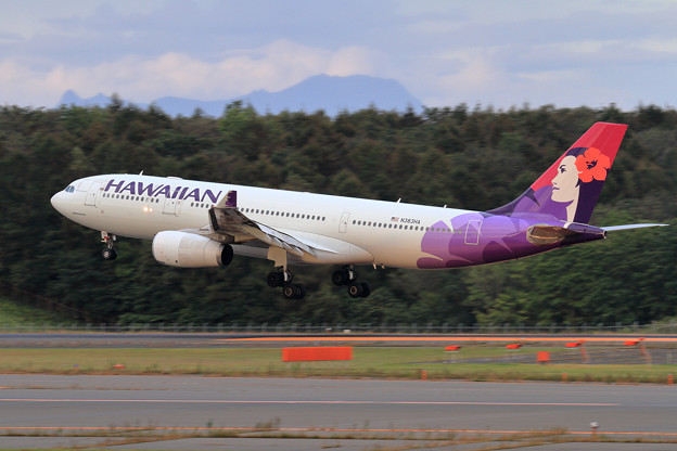 A330 Hawaiian N383HA landing