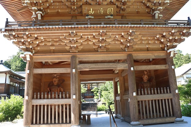 菊川市 正林寺（しょうりんじ）山門平成二八年再建