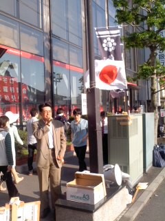 弁士・高橋賢一氏(5月4日、鎌倉保守の会)