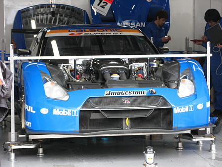 SUPER-GT　富士スピードウエイ　CALSONIC　IMPUL　GT-R