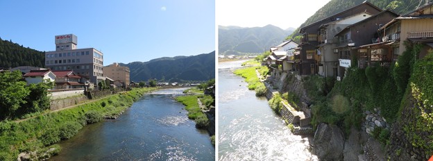 Photos: 清流と名水の城下町 郡上八幡（岐阜県郡上市）宮が瀬橋より吉田川