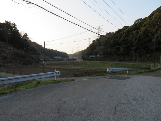 三船山古戦場（富津市）三舟山南麓