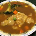カレー海老ワンタンスープ(゜◇、゜)