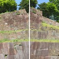 金沢城（石川県営 金沢城公園）二の丸隅櫓石垣