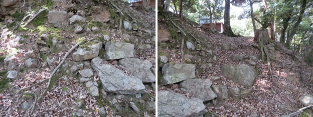 愛宕神社／後瀬山城（小浜市）本郭搦手？虎口