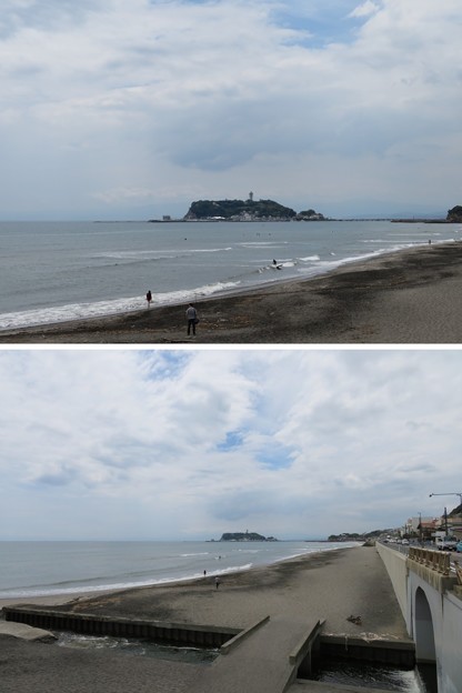 七里ヶ浜海岸（鎌倉市七里ガ浜）