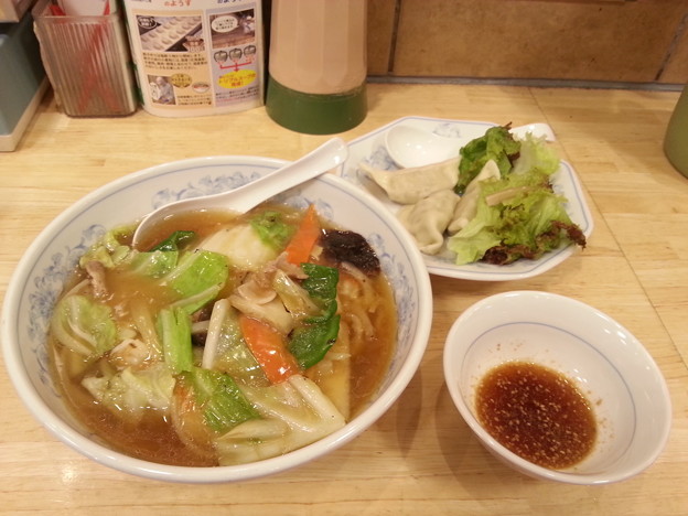 餃子の満州 あんかけラーメン 水餃子 写真共有サイト フォト蔵