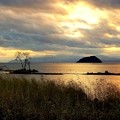 琵琶湖の夕凪