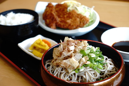 カツ定食(道の駅・一乗谷あさくら水の駅【福井】)