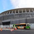 建設進む、新国立競技場