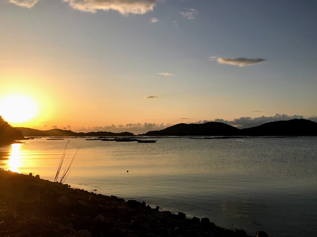 日本の朝日百選　虫明の朝日