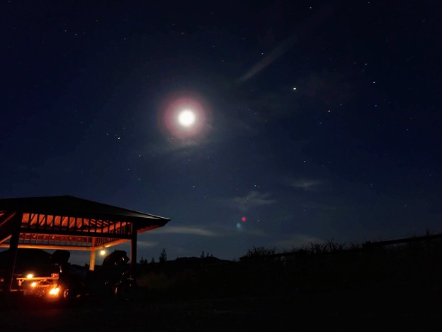 野営地の夜