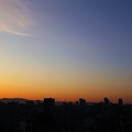 大阪の朝焼け