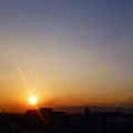 大阪の夕日
