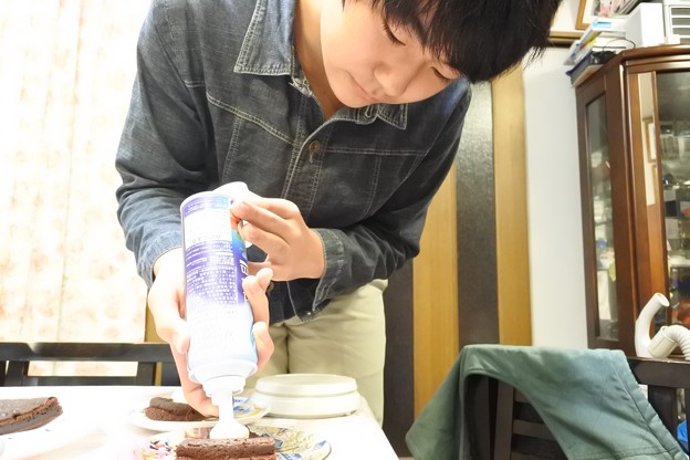 ホイップクリームのトッピング