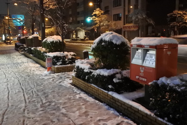 積雪量はそれほどではないのしょうが、都内は大変。