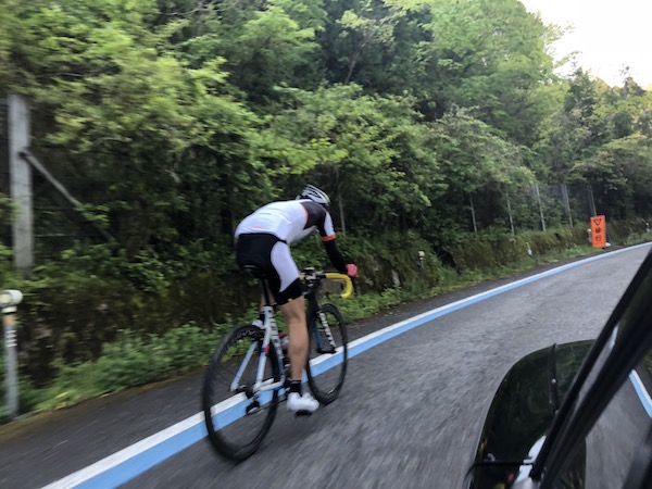自転車を見るたびの応援を送る