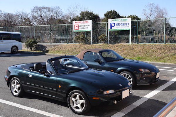 ロードスターとの初遭遇はハイランドグリーンのNC