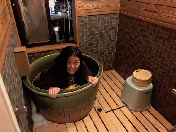 家内は部屋のお風呂にも