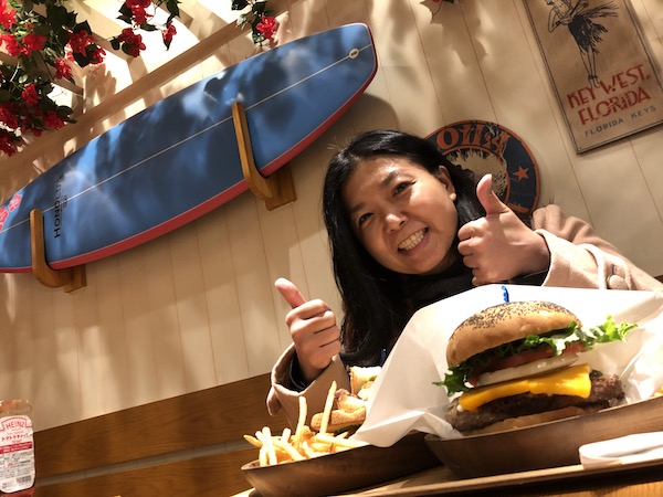 アメリカンなハンバーガー