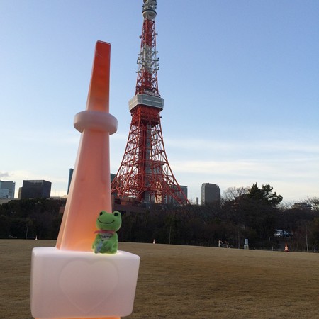 東京タワーに登ったよ