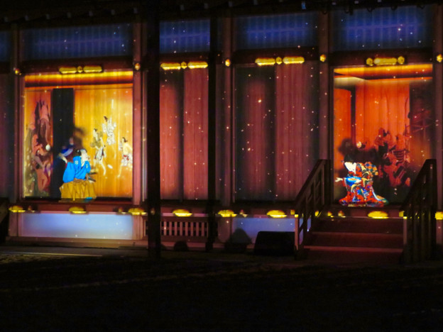 名古屋城×NAKED NIGHT CASTLE OWARI EDO FANTASIA 2018：本丸御殿の巨大横長プロジェクション・マッピング - 23