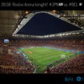 Photos: 26:58 “Rostov Arena” tonight! #JPN vs. #BEL～初の涼しい観やすい夜試合☆美しく大きいスタジアム景色☆ロシア夜空の下でドラマが生まれた☆素晴らしい日本代表の闘い