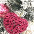 Photos: Warm Heat Snow Xmas :)～積もるクリスマスツリー(マツコも好きなツリー)～赤い愛情の心をください。温かい人が好き。温かい世界が好き。温かいXmasが好き。Love Heart