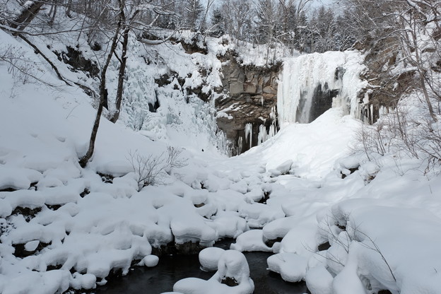 Photos: アシリベツの滝の氷瀑４