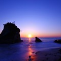 千葉・雀島（夫婦岩）黎明～日の出