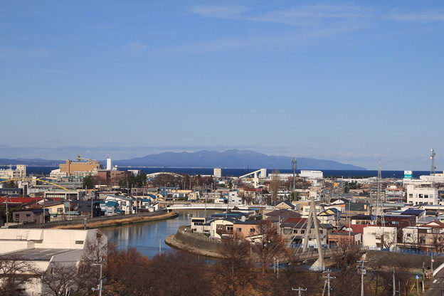 堤川と津軽半島