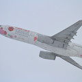 Photos: A330 東方航空 B-6129 takeoff時は雪
